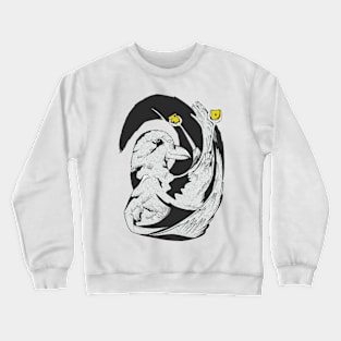 Raven rolling dice Crewneck Sweatshirt